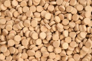 Allium česnako tabletės akvariumo žuvims, 100 g