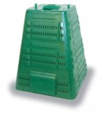 Komposto dėžė sodui, 720 l, plastikinė, atspari šalčiui, su pagrindu