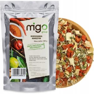 Džiovintų daržovių mišinys 500 g MIGogroup
