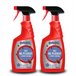 2 vnt. BROS skysta priemonė nuo patalinių blakių ir sidabrinių žuvelių, 400 ml