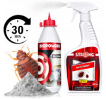 Rinkinys nuo patalinių blakių STRONG 500 ml + BIOPOWDER milteliai 150 g