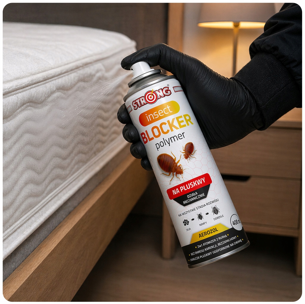 afde6f78421794a9812e6ca0b26d belsilt 2 vnt aerozolinė polimerinė priemonė nuo patalinių blakių STRONG Insect Blocker 400 ml