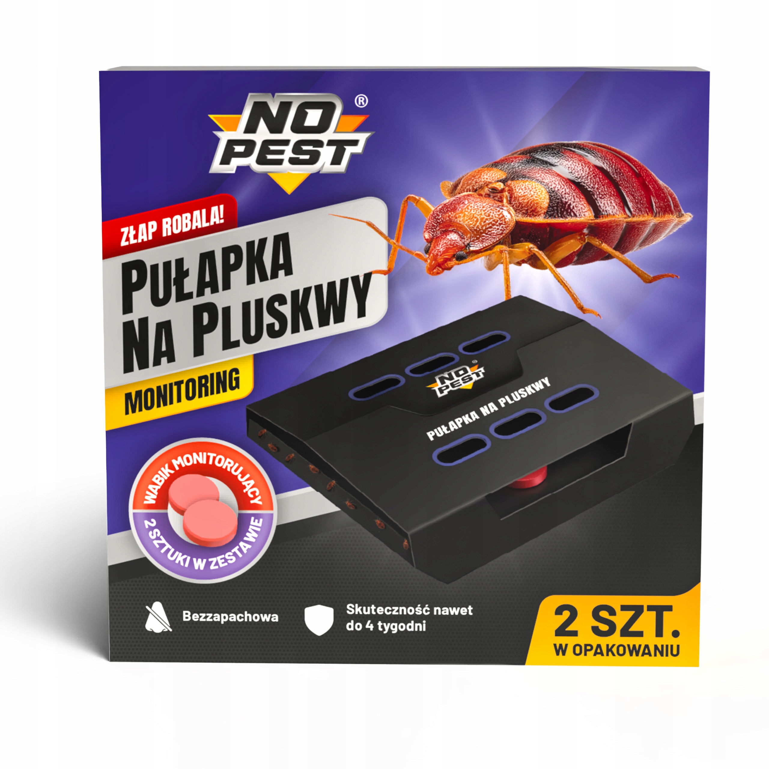 fe7adfb74dfab80081d8f57f0fe1 belsilt Lipnios gaudyklės patalinėms blakėms su masalu NO PEST 4 vnt