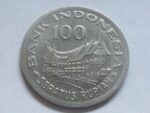 Indonezijos 100 rupijų moneta 1978 m