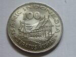 Indonezijos 100 rupijų moneta 1978 m būklė 1 