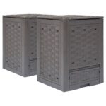 vidaXLKompostowniki2szt60x60x83cm600Lrattanztworzywa belsilt