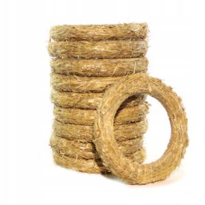 Šiaudinis pagrindas Joninių vainikams 25 cm 10 vnt