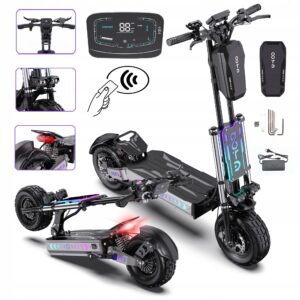 2026 Elektrinis paspirtukas miesto bekelės 6000 W 60 V 312 Ah 85 kmh NFC PL