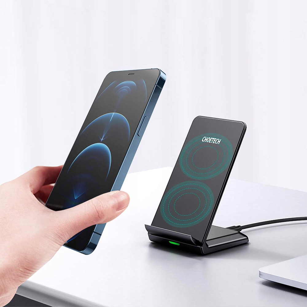 Choetech T524-S Black belaidis įkroviklis 10W internetu