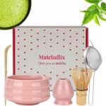 5SZTZESTAWDOHERBATYMATCHARECZNIEZESTAWSTARTOWYDODOMIELONEJMATCHY belsilt Startinis matcha rinkinys 5 vnt su japoniškais priedais