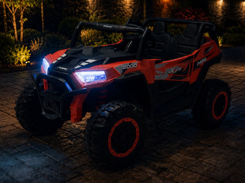 5b54a219441fb0da86acf780e855 belsilt Czerwone Buggy elektrinis 4x24V Z Wywrotką PA0342 vaikams