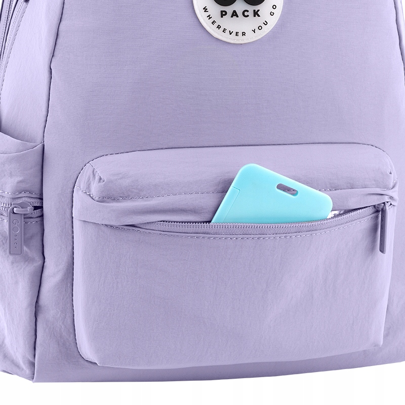 61260b76403c82159ab88f015a3a belsilt Mokyklinė kuprinė mergaitei GoPack violetinė 1 skyrius A4 formatui