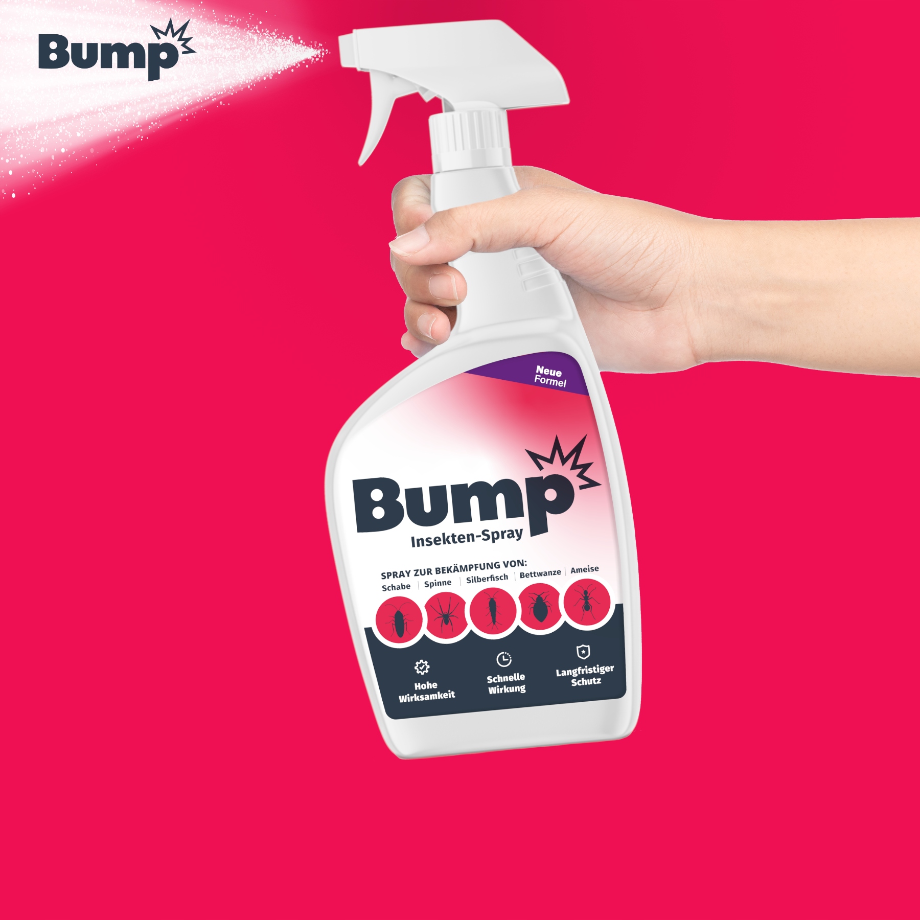 6216c75c488393cb06f5b9a4cb4c belsilt Bump Gel rinkinys nuo tarakonų sidabrinių žuvelių ir skruzdėlių su Insekten purškalu