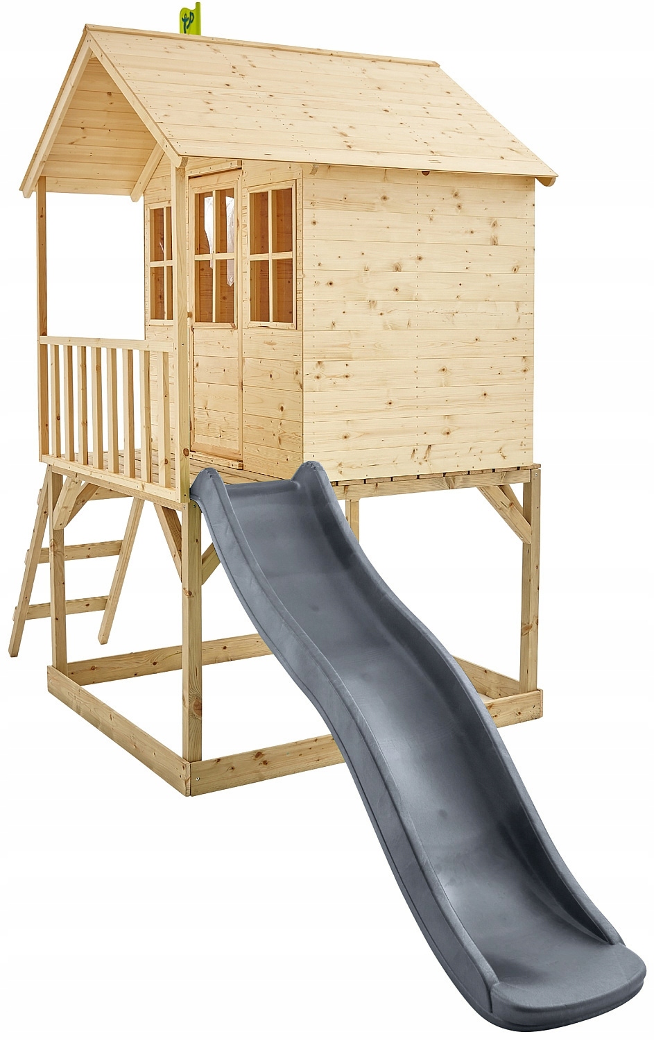 Vaikų lauko žaidimų aikštelė su nameliu ir čiuožykla 230 cm