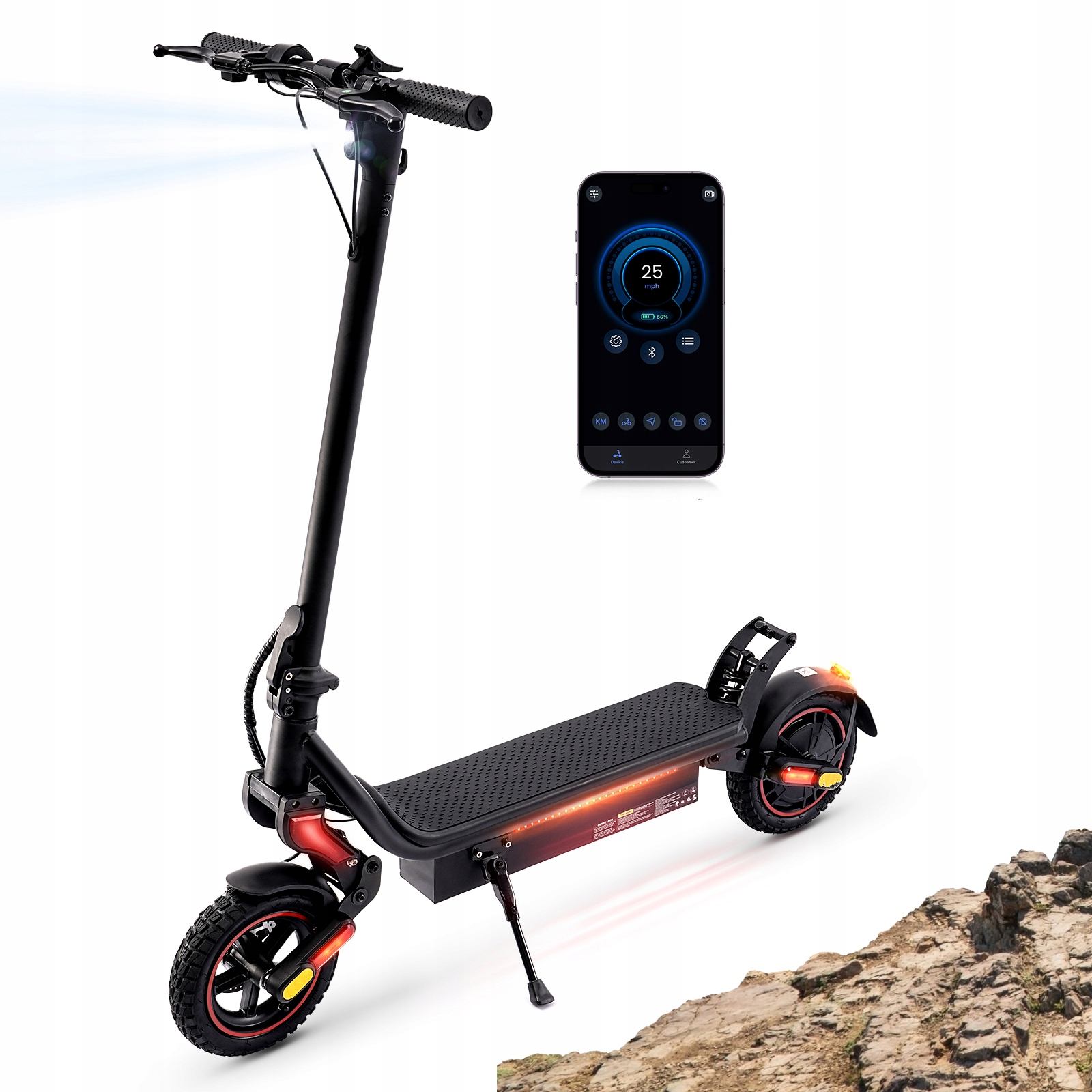 750WHulajnogaelektrycznastrong45KM14AhCityoffroadtires4speedappStanopakowaniaoryginalne belsilt 750 W Elektrinis paspirtukas strong 45 km 14 Ah City off road tires 4 speed programėle 750W versija 1