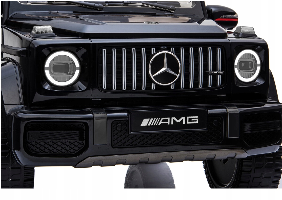 79aaf277467797da152e6a45d784 belsilt Mercedes G63 elektrinis automobilis vaikams eko odos sėdynė nuotolinio valdymo pultas 12 V 7 Ah automobilis 4 varikliai 4X4 45 W variantas 4
