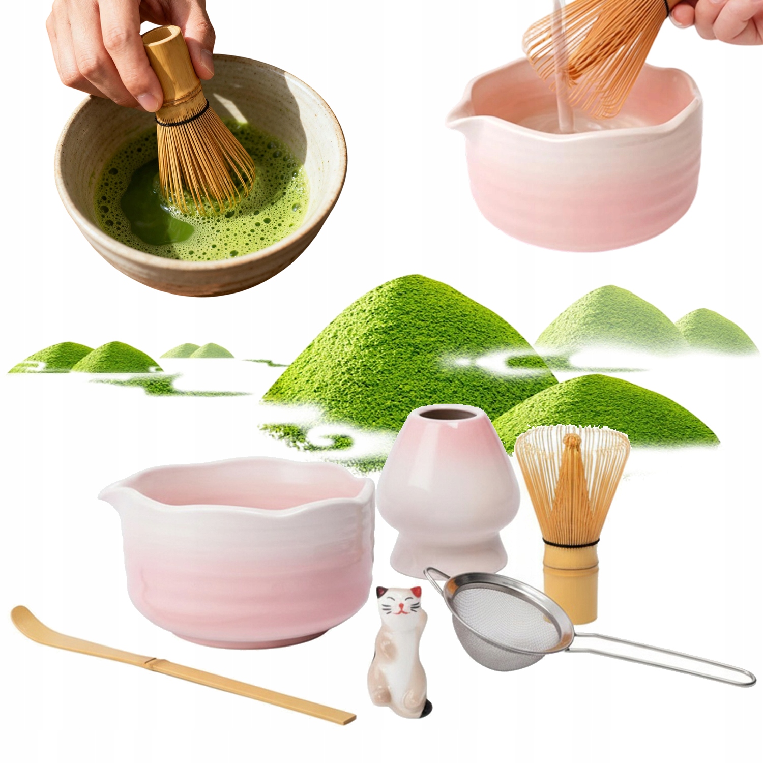 7a8dc8284215817f8de7361ae997 belsilt Dovanų matcha rinkinys su japoniškais priedais namų ritualui