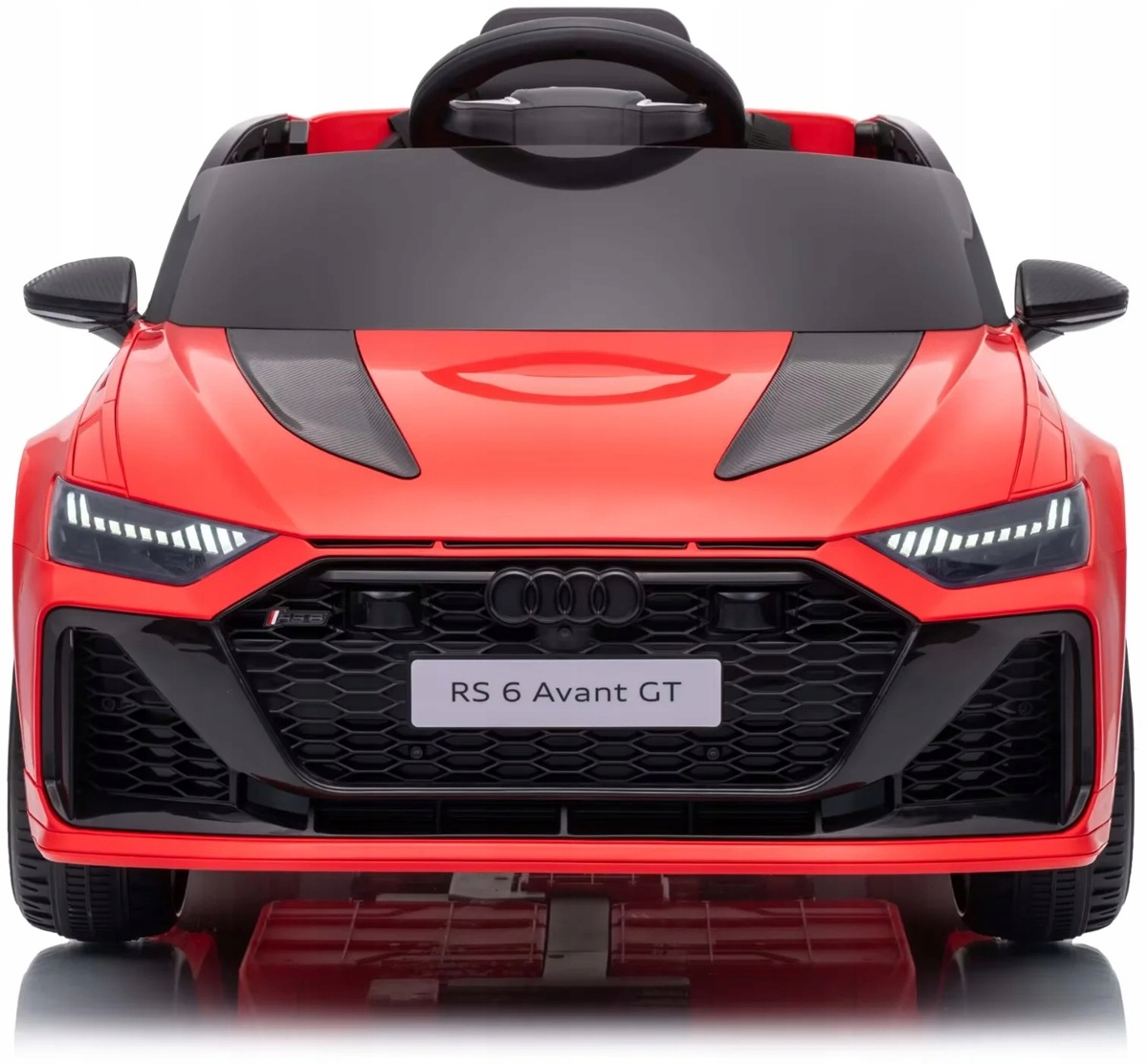 AUDIRS6GTAVANT4x4EVASKORAAutonaakumulator12v9ahBluetoothDlugoscpojazdu112cm belsilt Audi RS6 GT Avant 4X4 elektrinis automobilis vaikams 12V