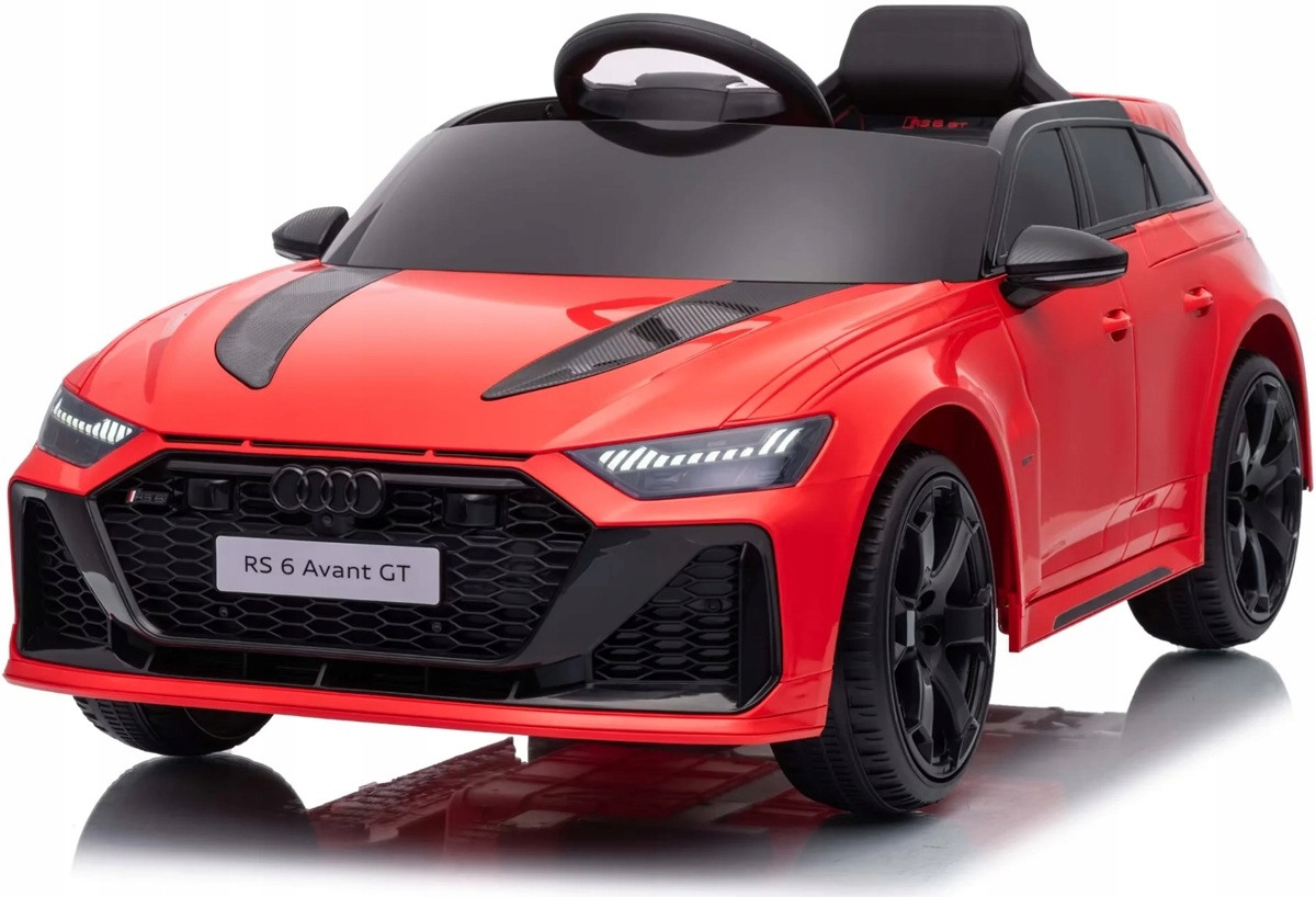 AUDIRS6GTAVANT4x4EVASKORAAutonaakumulator12v9ahBluetoothLiczbamiejsc1 belsilt Audi RS6 GT Avant 4X4 elektrinis automobilis vaikams 12V