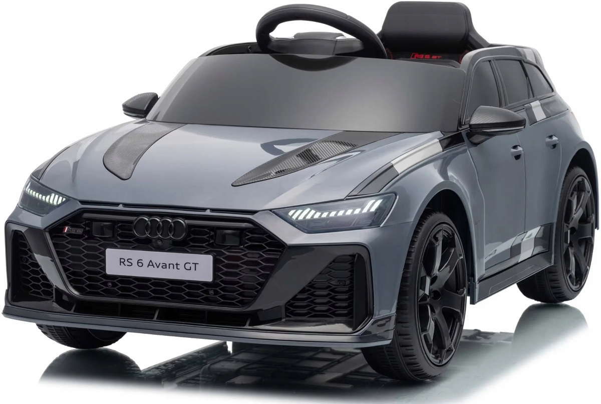 AUDIRS6GTAVANT4x4EVASKORAAutonaakumulator12v9ahBluetoothMarkaPlayHouse belsilt Audi RS6 GT Avant 4X4 elektrinis automobilis vaikams 12V