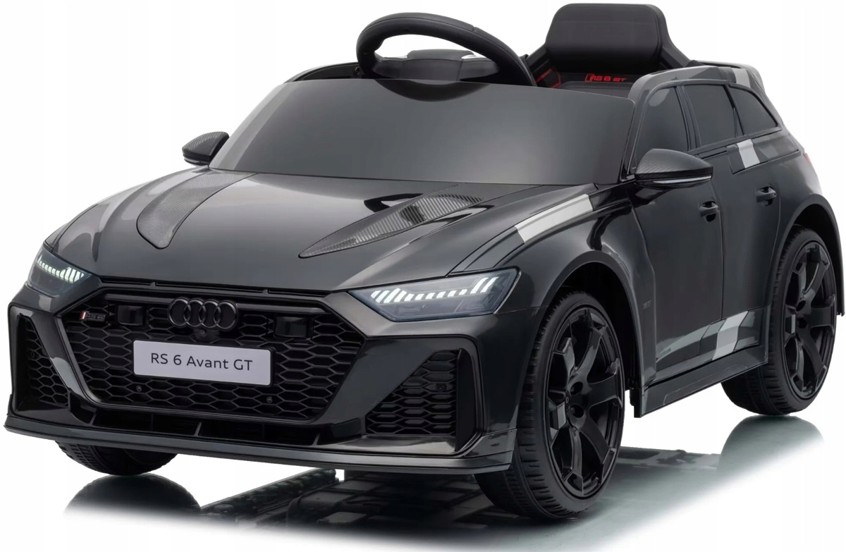 AUDIRS6GTAVANT4x4EVASKORAAutonaakumulator12v9ahBluetooth belsilt Audi RS6 GT Avant 4X4 elektrinis automobilis vaikams 12V