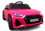 AUDIRS6GTpAutonaakumulatorEVASKORAPilotAkumulatorlitowojonowy belsilt Audi RS6 GT P elektrinis automobilis vaikams su nuotoliniu pultu