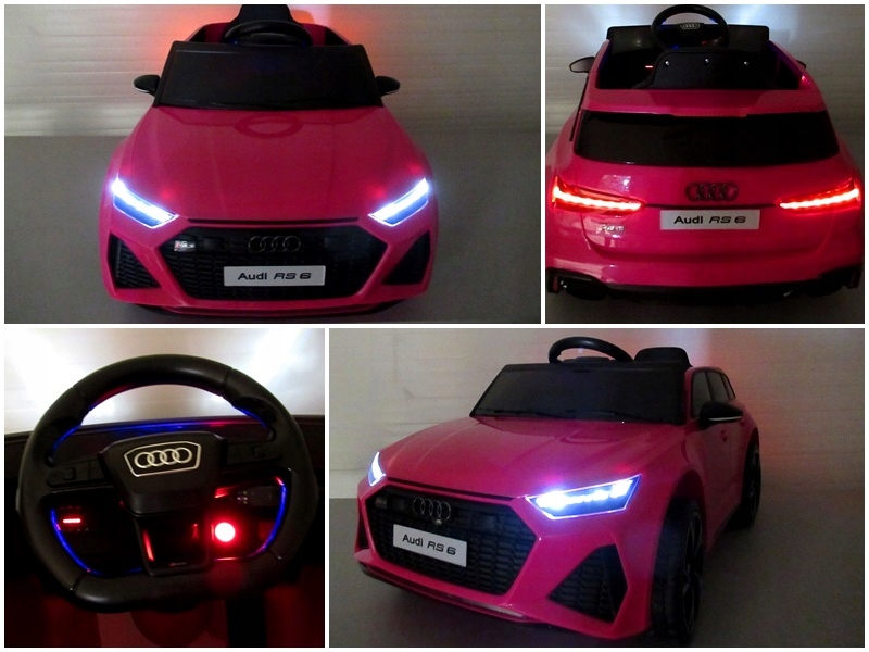 AUDIRS6GTpAutonaakumulatorEVASKORAPilotAkumulatorlitowojonowyDlugoscpojazdu102cm belsilt Audi RS6 GT P elektrinis automobilis vaikams su nuotoliniu pultu