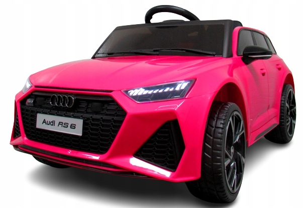 AUDIRS6GTpAutonaakumulatorEVASKORAPilotAkumulatorlitowojonowyKolorrozowy belsilt Audi RS6 GT P elektrinis automobilis vaikams su nuotoliniu pultu