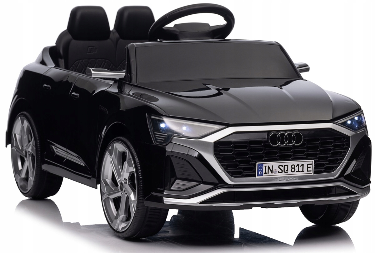 AUDISQ84x4EVASKORAAutonaakumulator12v7ahpilot24GLEDKolorbialyczarnyczerwony belsilt Audi SQ8 4X4 EVA eko odos sėdynė elektrinis automobilis vaikams 12 V 7 Ah nuotolinio valdymo pultas 24G LED