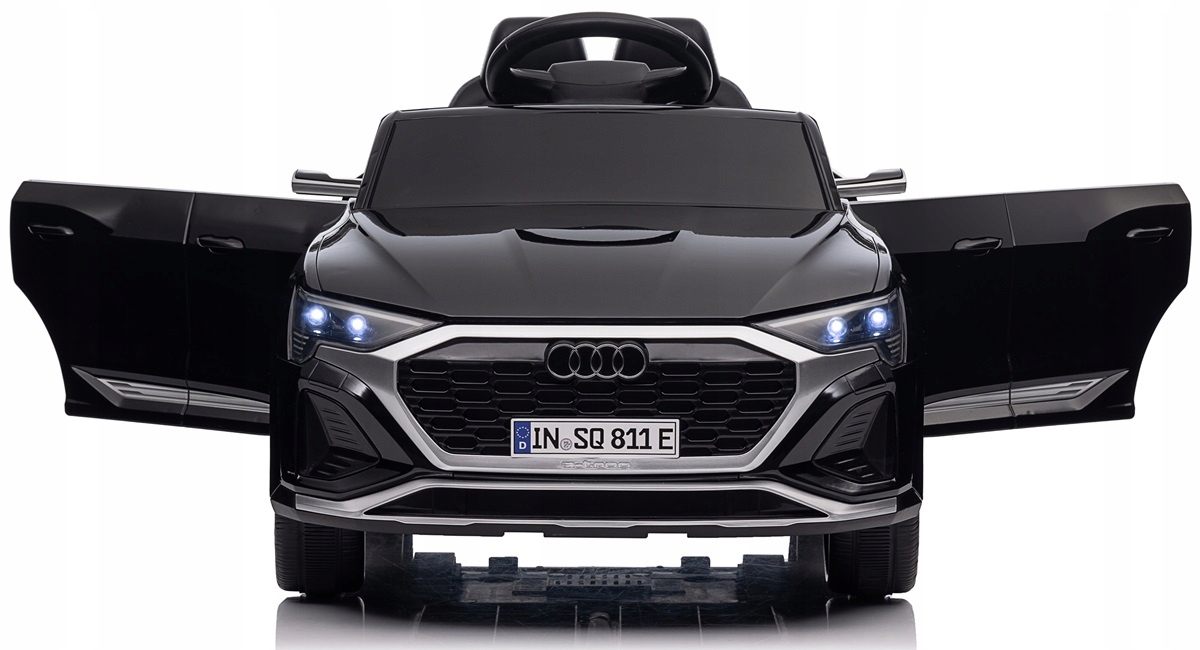 AUDISQ84x4EVASKORAAutonaakumulator12v7ahpilot24GLED belsilt Audi SQ8 4X4 EVA eko odos sėdynė elektrinis automobilis vaikams 12 V 7 Ah nuotolinio valdymo pultas 24G LED