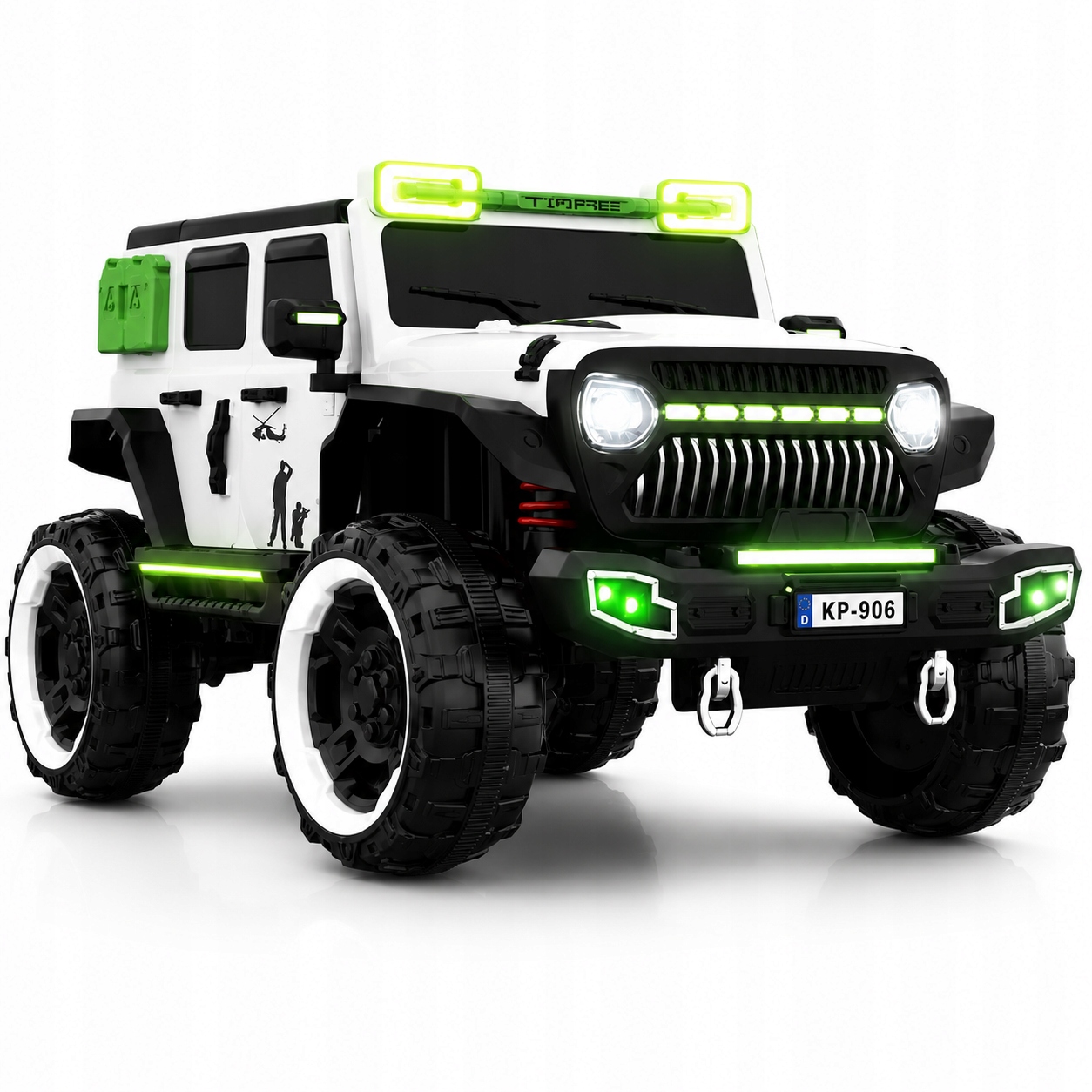 AUTONAAKUMULATORJEEP4x4DLADZIECIEVAPILOTLEDMP3DUZEKOLA4x100WKodproducenta906 belsilt