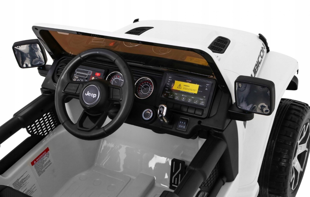 AUTONAAKUMULATORJEEPWRANGLERRUBICON4X414Ah4x45WPILOTPOKROWIECCertyfikatyopinieatestyCEEN71 belsilt Elektrinis automobilis vaikams Jeep Wrangler Rubicon 4X4 14Ah