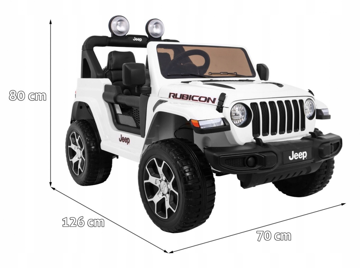 AUTONAAKUMULATORJEEPWRANGLERRUBICON4X414Ah4x45WPILOTPOKROWIECMarkaRamiz belsilt Elektrinis automobilis vaikams Jeep Wrangler Rubicon 4X4 14Ah