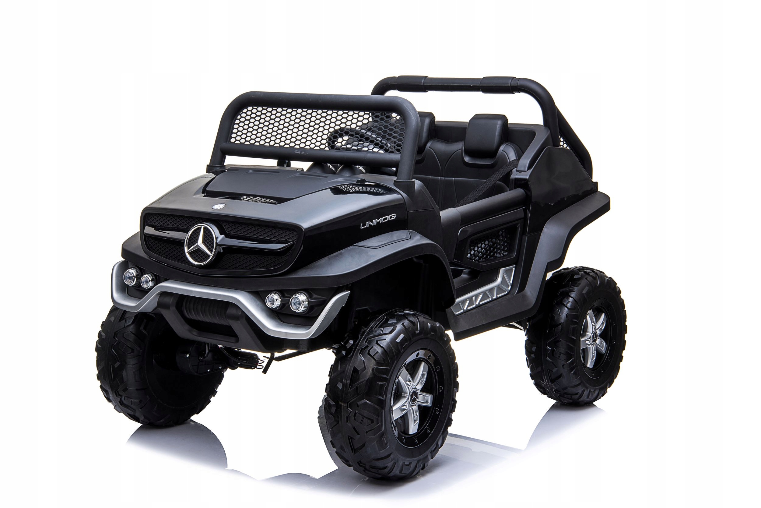 AUTOnaakumulatorMERCEDESUNIMOGXXL4x412V14Ah4SILNIKIDlugoscpojazdu128cm belsilt Elektrinis automobilis vaikams Mercedes Unimog XXL 4x4 12V