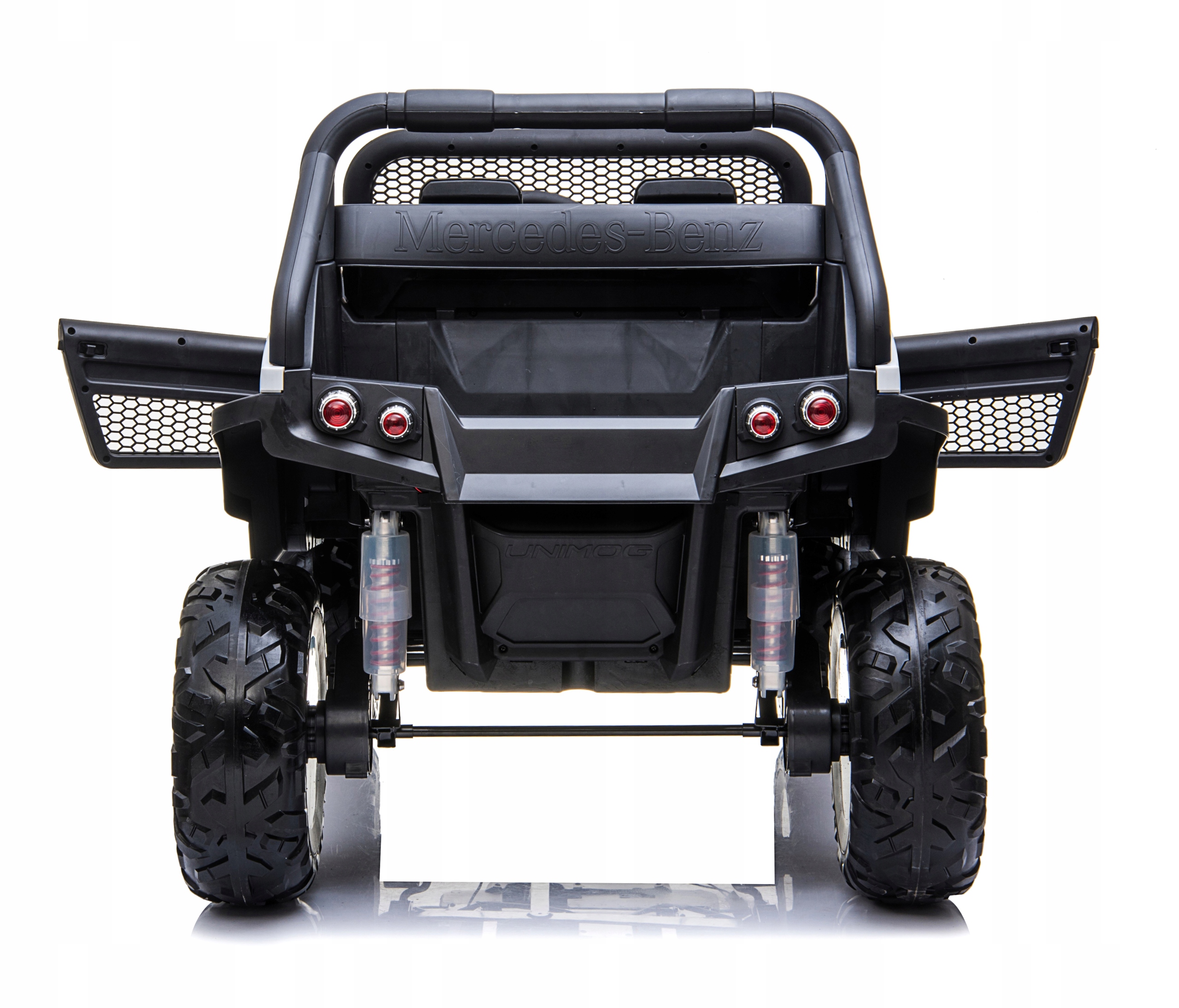 AUTOnaakumulatorMERCEDESUNIMOGXXL4x412V14Ah4SILNIKIMaksymalneobciazenie30kg belsilt Elektrinis automobilis vaikams Mercedes Unimog XXL 4x4 12V
