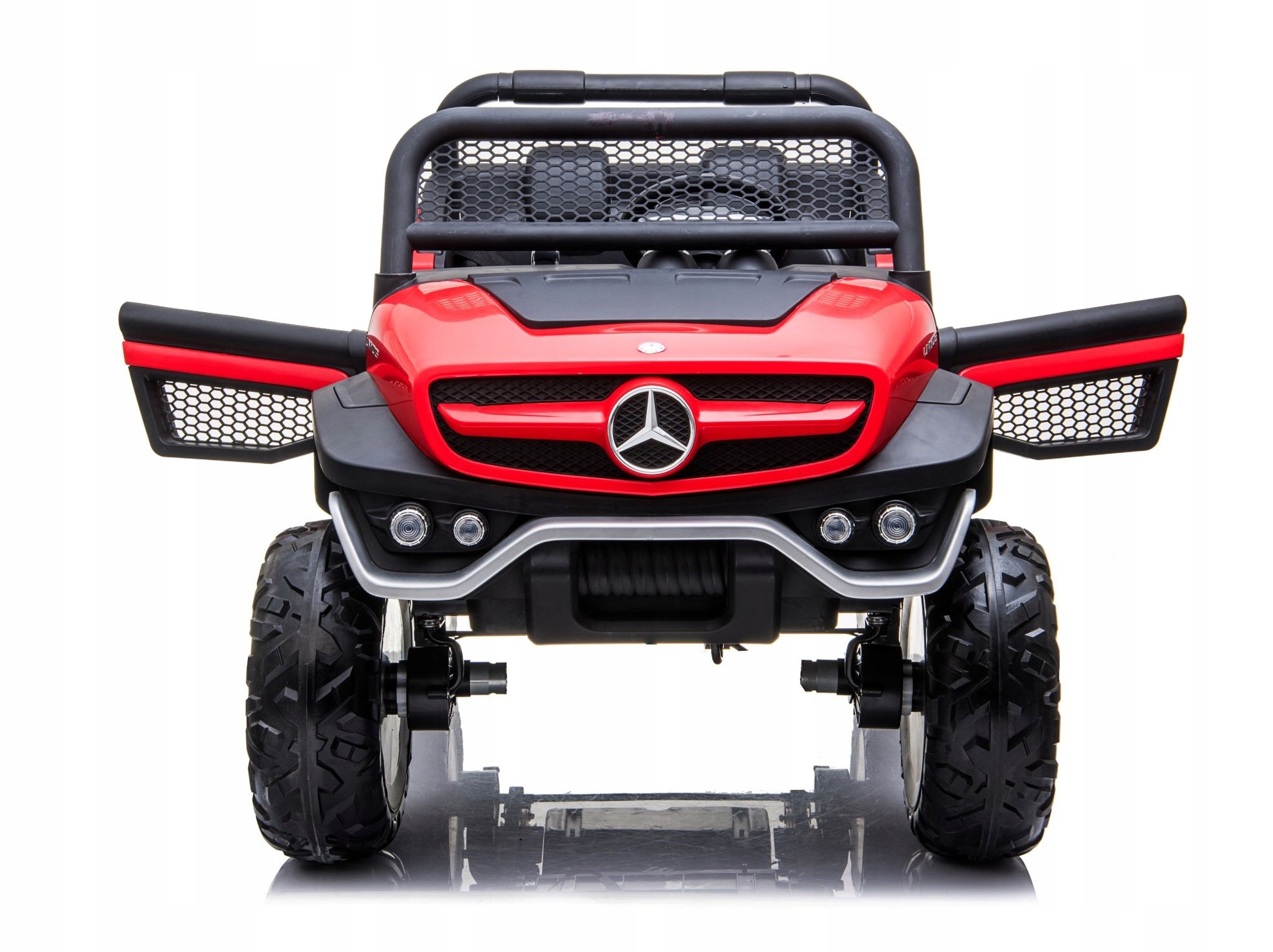 AUTOnaakumulatorMERCEDESUNIMOGXXL4x412V14Ah4SILNIKIWiekdziecka3lata belsilt Elektrinis automobilis vaikams Mercedes Unimog XXL 4x4 12V
