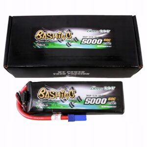 Akumuliatorius GensAce G-Tech LiPo 5000mAh 11.1V 60C 3S1P su wtyczką EC5