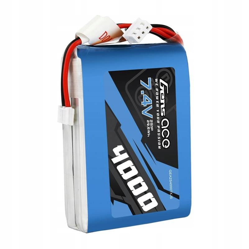 AkumulatorLiPoGensAce4000mAh74V1CModelGEA2S4000TXJS belsilt Akumuliatorius LiPo Gens Ace 4000mAh 74V 1C