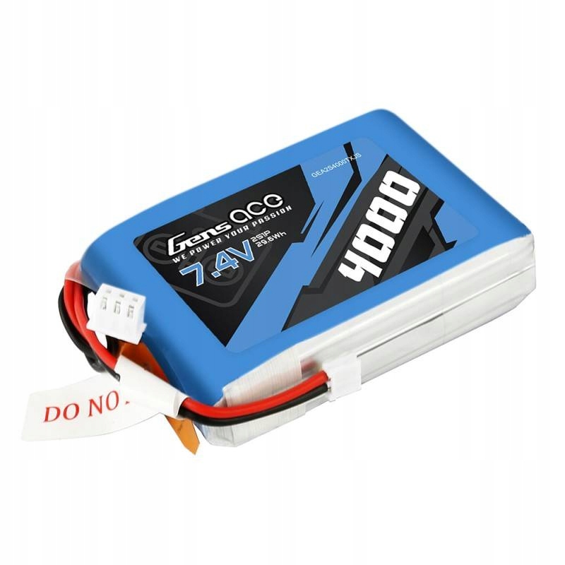AkumulatorLiPoGensAce4000mAh74V1CStanopakowaniaoryginalne belsilt Akumuliatorius LiPo Gens Ace 4000mAh 74V 1C