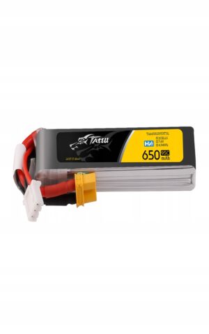 Akumuliatorius Lipol Tattu HV 650mAh 2S 95C 7.6V XT30