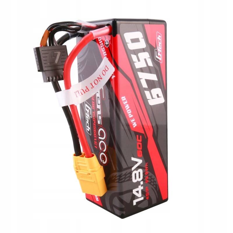 AkumulatordomodeliRCGensaceGTech6750mAh148V60C4S1P14XT90Pojemnoscakumulatora6750mAh belsilt Akumuliatorius RC modeliams Gens Ace G Tech 6750mAh 148V 60C 4S1P 14 XT90