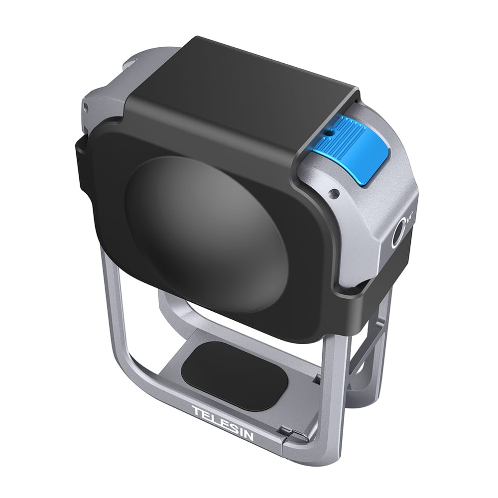 AluminiowaramkadoDJIOsmo360TelesinS6FMS30TDJoslonaobiektywuKolorsrebrny belsilt Aluminiowa rėmelis DJI Osmo 360 TELESIN S6 FMS 30 TDJ