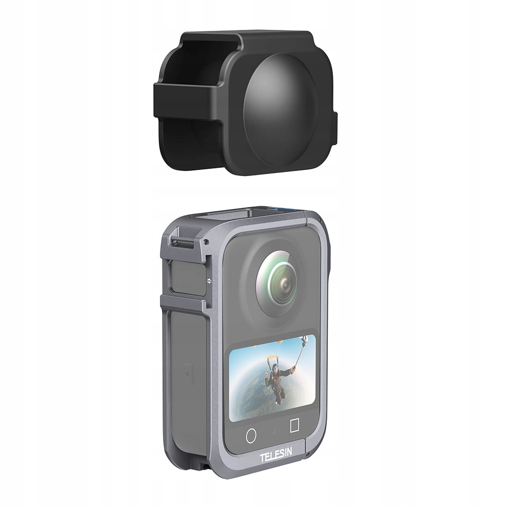 AluminiowaramkadoDJIOsmo360TelesinS6FMS30TDJoslonaobiektywuStanopakowaniaoryginalne belsilt Aluminiowa rėmelis DJI Osmo 360 TELESIN S6 FMS 30 TDJ