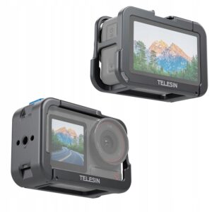 Aluminiowa rėmelis DJI Osmo Action 5 Pro TELESIN S6 FMS 13BK