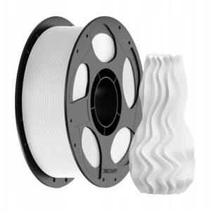 Anycubic filamentas Pla skirta spausdintuvai 3D baltas 1,75mm 1kg Biodegradowalny