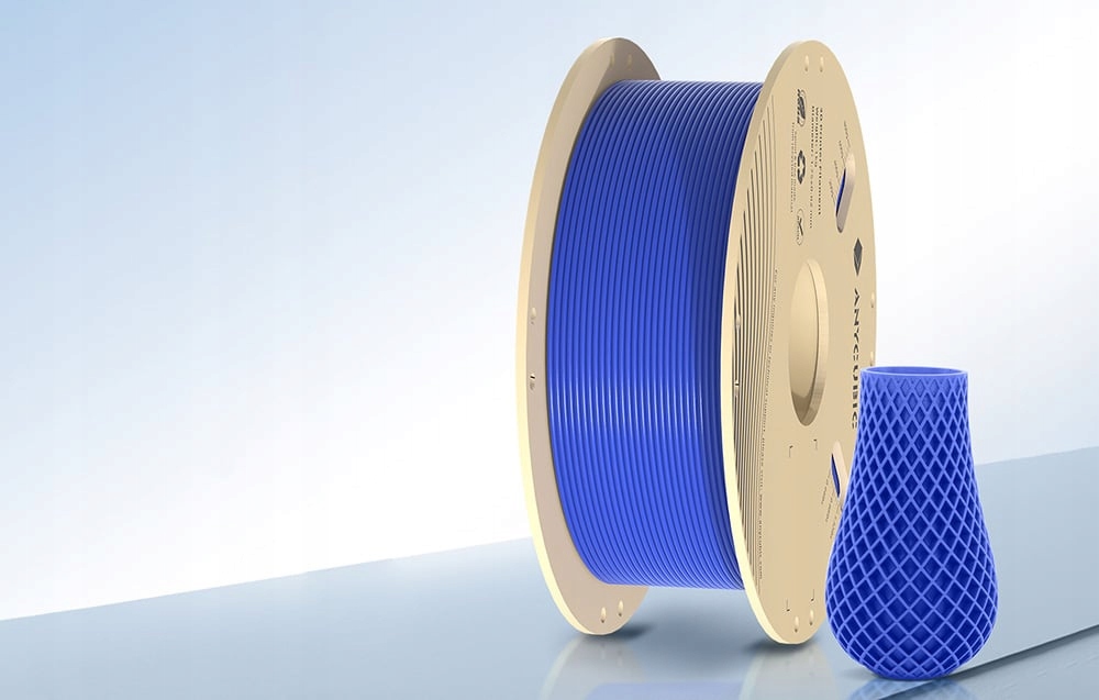 AnycubicFilamentPLAdoDrukarki3DNiebieski175mm1kgTrwalyWydrukBIOProducentAnycubic belsilt Anycubic filamentas Pla skirta spausdintuvai 3D mėlynas 175mm 1kg patvarus Wydruk Bio