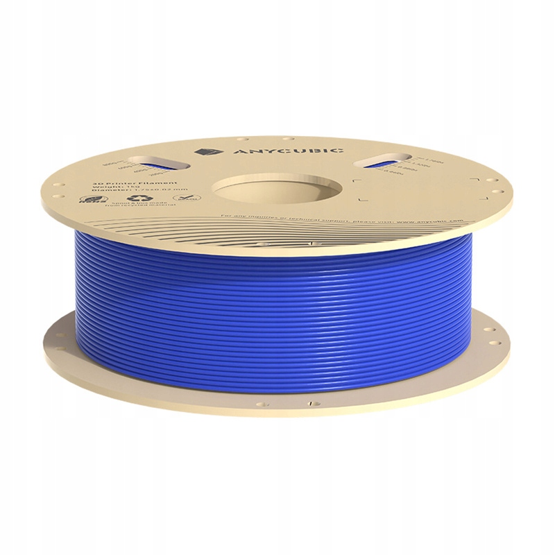AnycubicFilamentPLAdoDrukarki3DNiebieski175mm1kgTrwalyWydrukBIOStanopakowaniaoryginalne belsilt Anycubic filamentas Pla skirta spausdintuvai 3D mėlynas 175mm 1kg patvarus Wydruk Bio