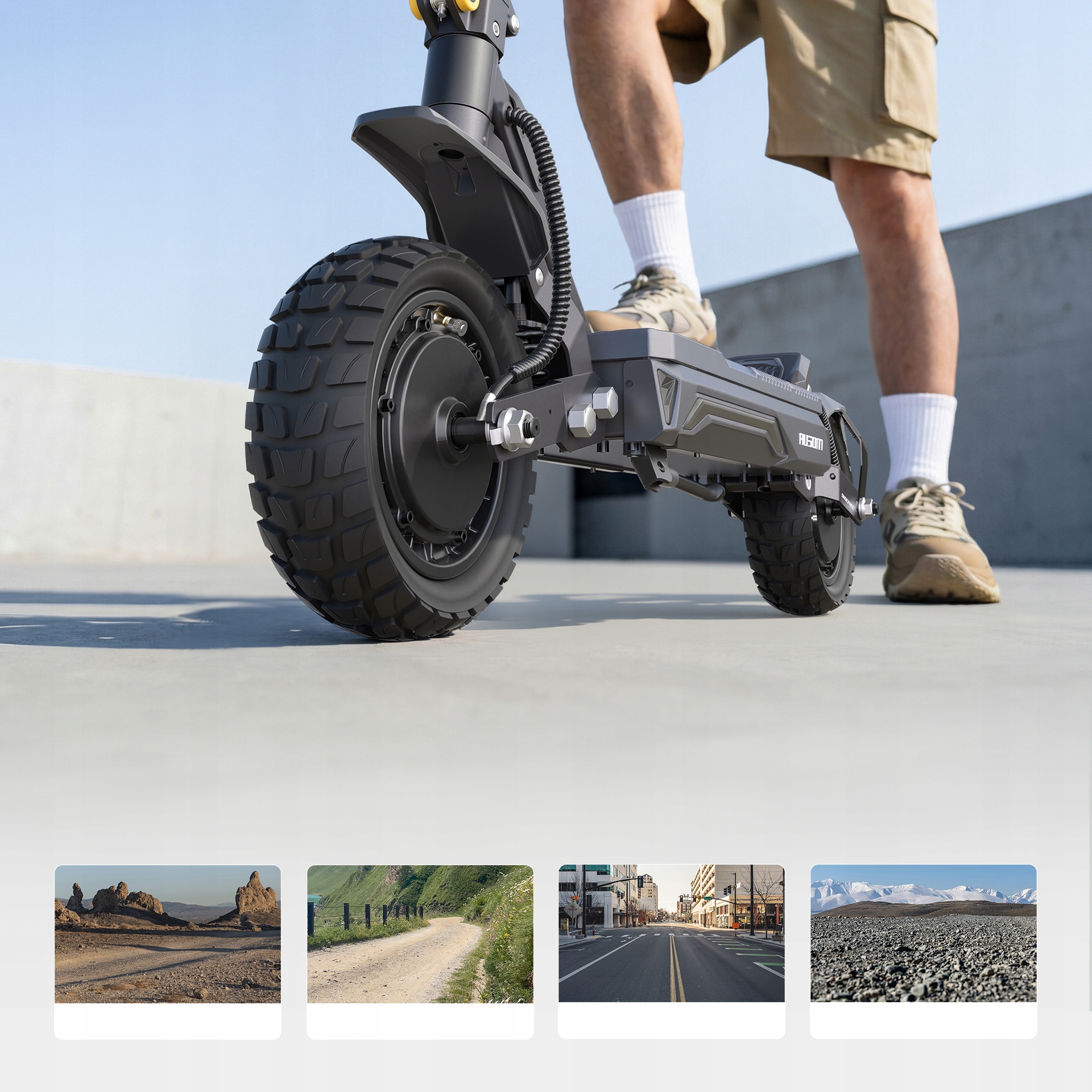 AusomGosoul2ProDualHulajnogaelektryczna2000W90KMNFCShocFreePredkoscmaksymalna20kmh belsilt Ausom Gosoul 2 Pro Dual Elektrinis paspirtukas 2000 W 90 km NFC ShocFree 2000W versija 5