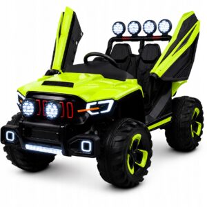 Elektryczny samochód dla dzieci 4X4 Jeep z pilotem LED 12V