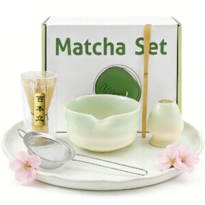 Matcha ruošimo rinkinys 5w1 su chasen ir chashaku namams